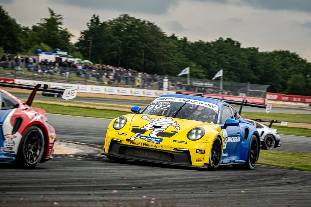 Silas Rytter imponerede alle med podieplads i Porsche Carrera Cup Scandinavia
(Foto: Grippo)